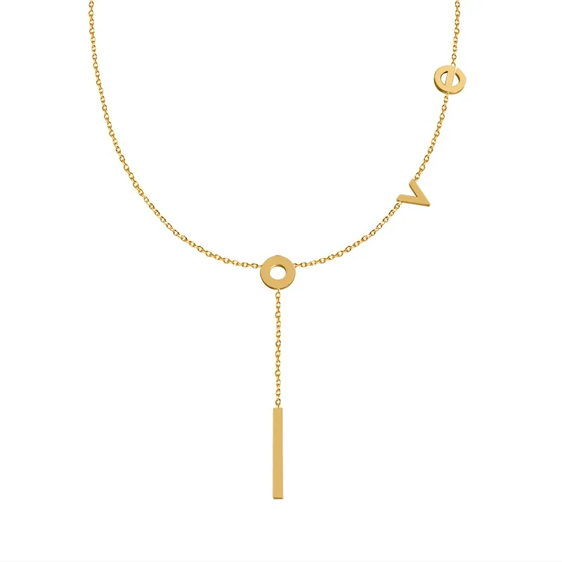 Stainless Silver Necklace SLKS Jewelry Brand Stainless Steel TRENDY 6