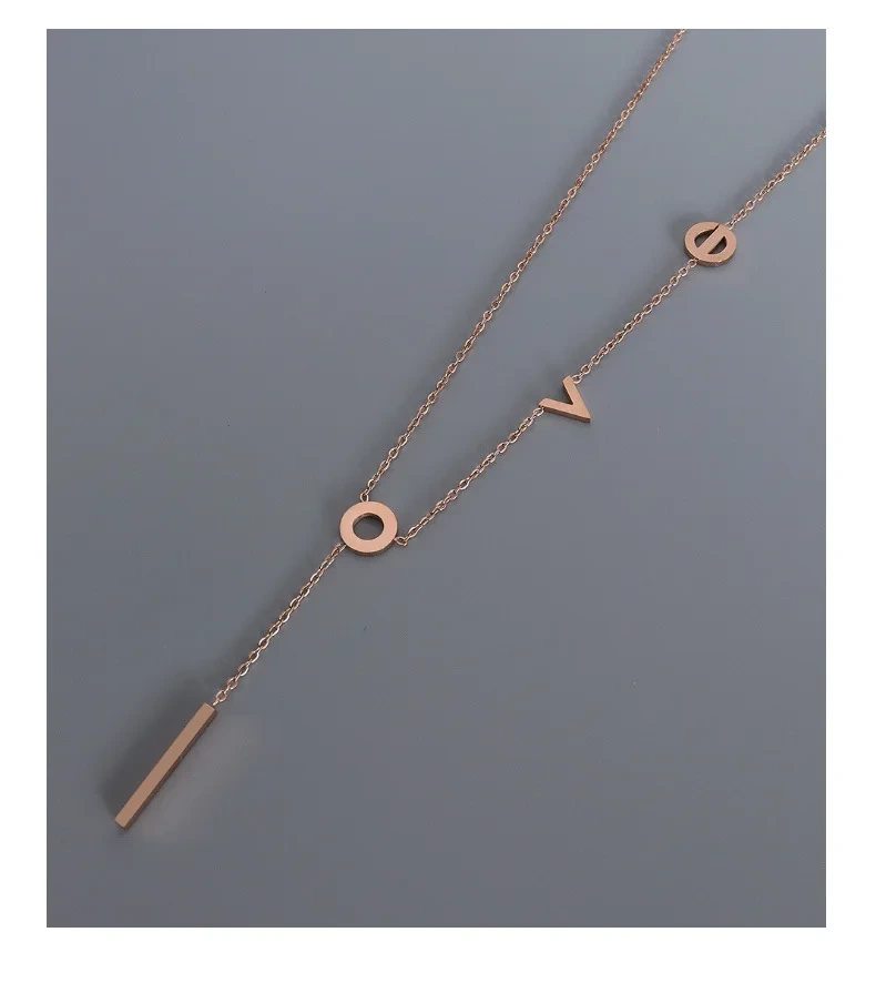 Stainless Silver Necklace SLKS Jewelry Brand Stainless Steel TRENDY 3