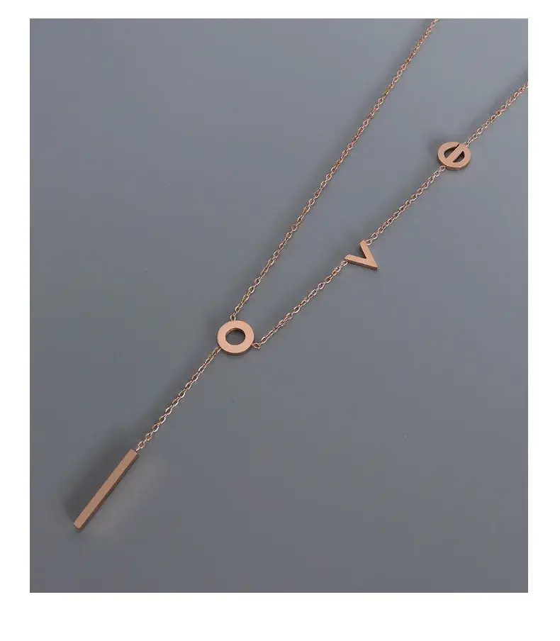 Stainless Silver Necklace SLKS Jewelry Brand Stainless Steel TRENDY 3