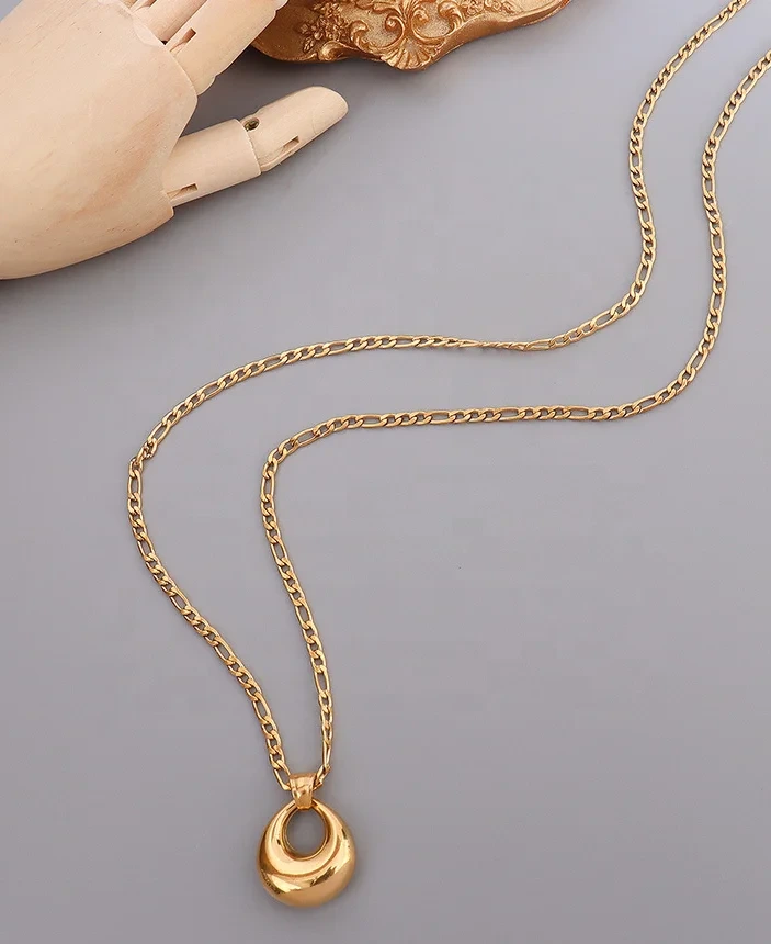 Stainless Steel Necklace Wholesale TRENDY SLKS Jewelry 4