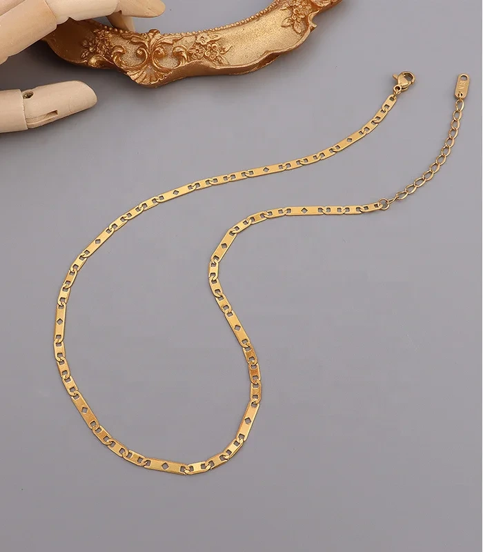 Stainless Steel Necklace Wholesale TRENDY SLKS Jewelry 5