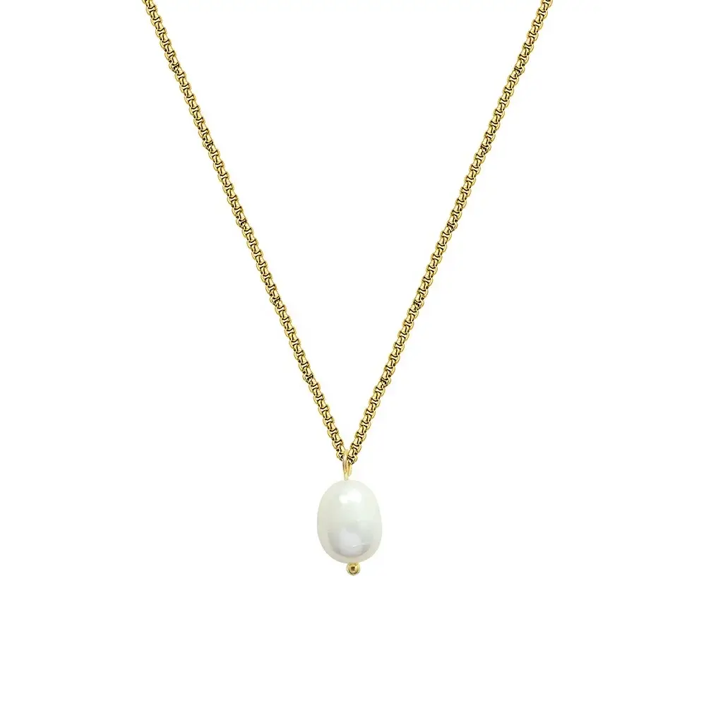 Hot Stainless Steel Pendant Necklace About 40cm+5cm Extention SLKS Jewelry Brand 2