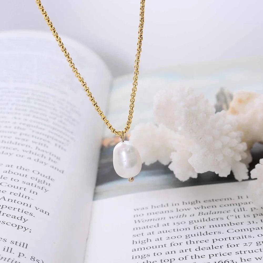 Hot Stainless Steel Pendant Necklace About 40cm+5cm Extention SLKS Jewelry Brand 5