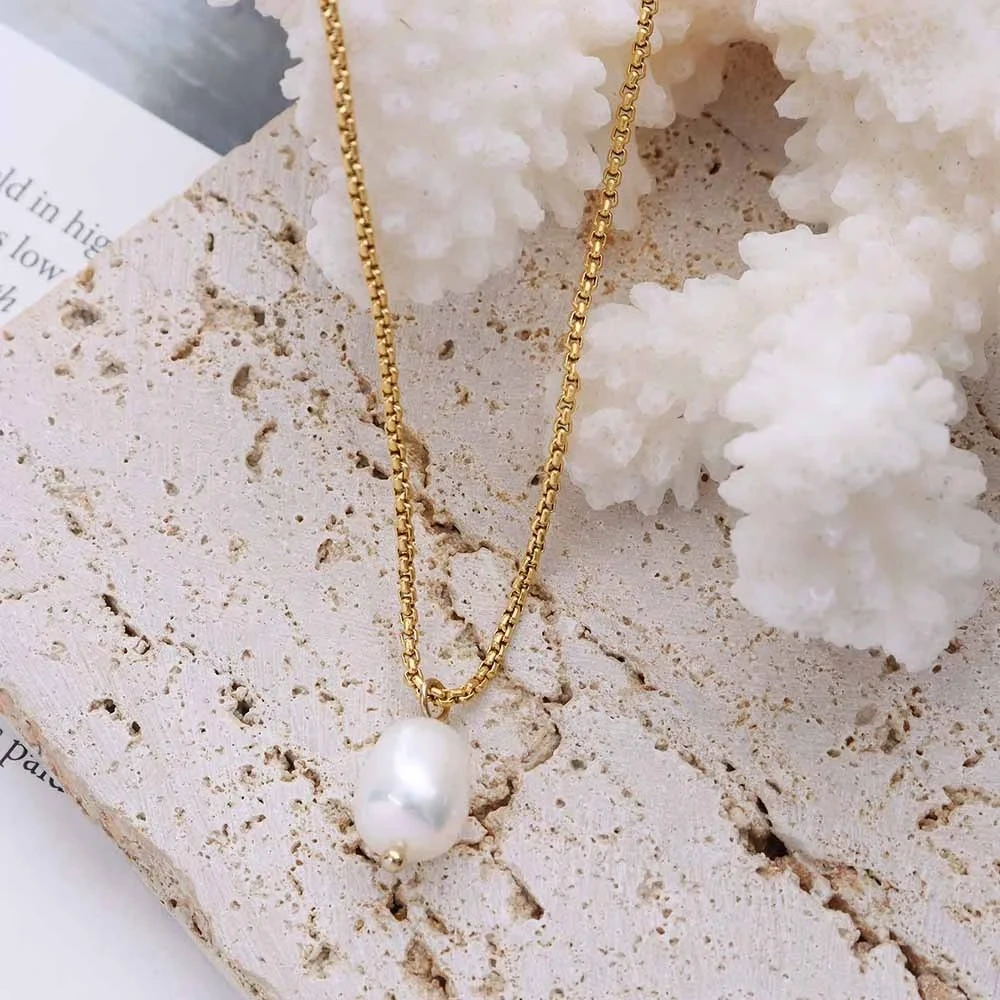 Hot Stainless Steel Pendant Necklace About 40cm+5cm Extention SLKS Jewelry Brand 7