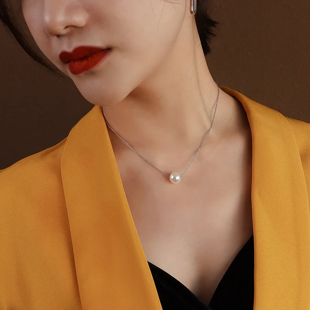Wholesale Stainless Silver Necklace SLKS Jewelry Brand 5