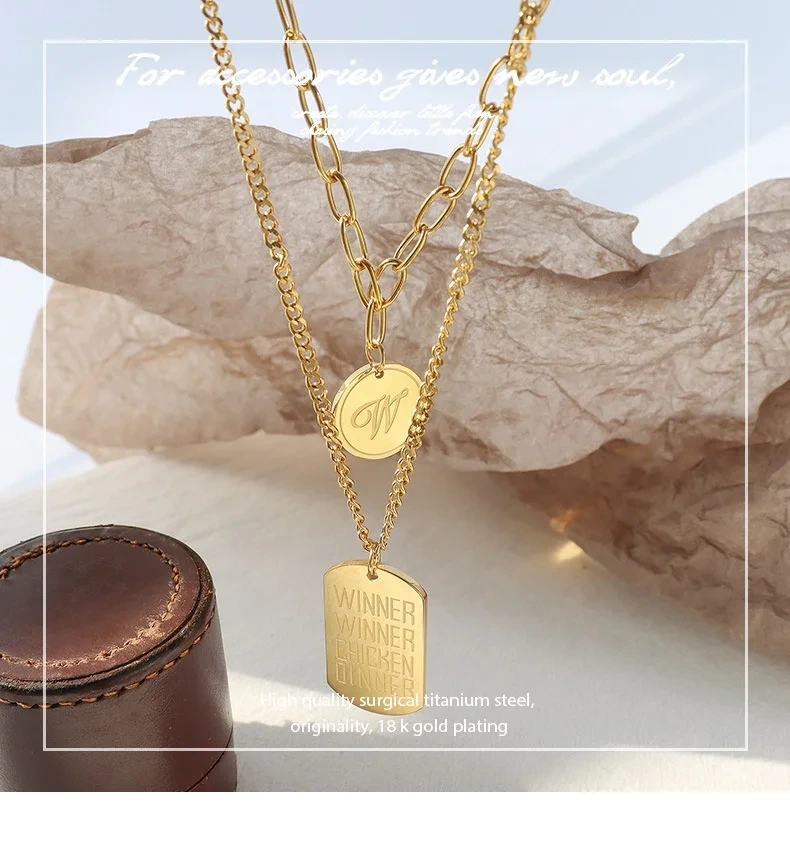 Custom Stainless Steel Necklace Supplier T/T SLKS Jewelry 2