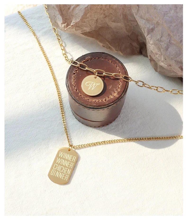 Custom Stainless Steel Necklace Supplier T/T SLKS Jewelry 6