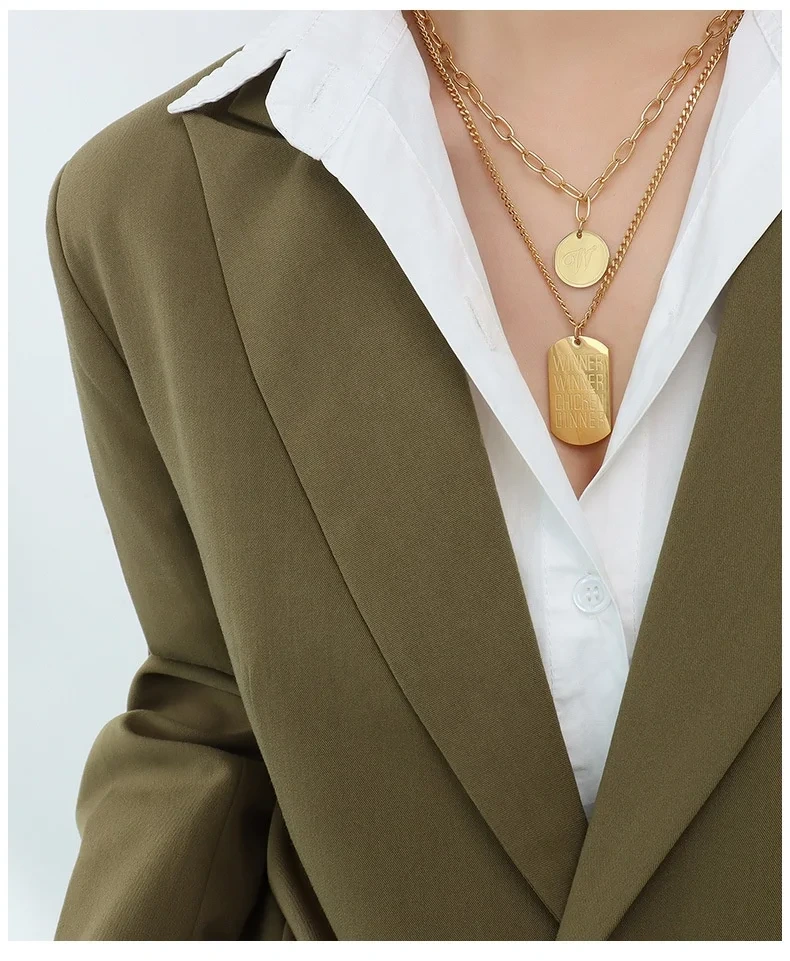 Custom Stainless Steel Necklace Supplier T/T SLKS Jewelry 5