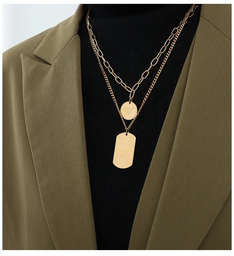 Custom Stainless Steel Necklace Supplier T/T SLKS Jewelry 3