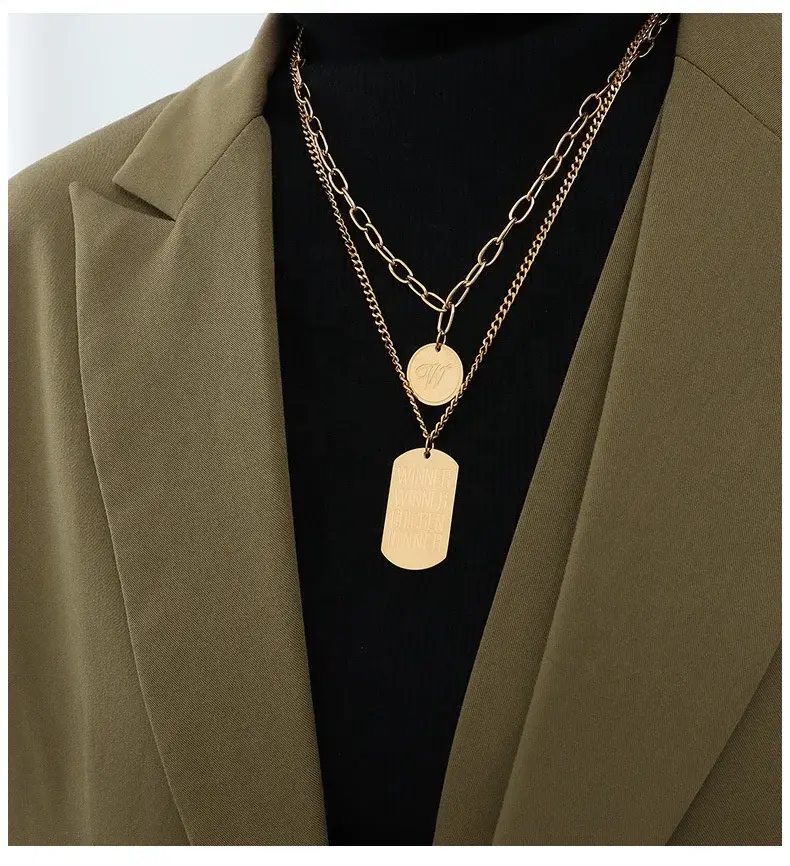 Custom Stainless Steel Necklace Supplier T/T SLKS Jewelry 3