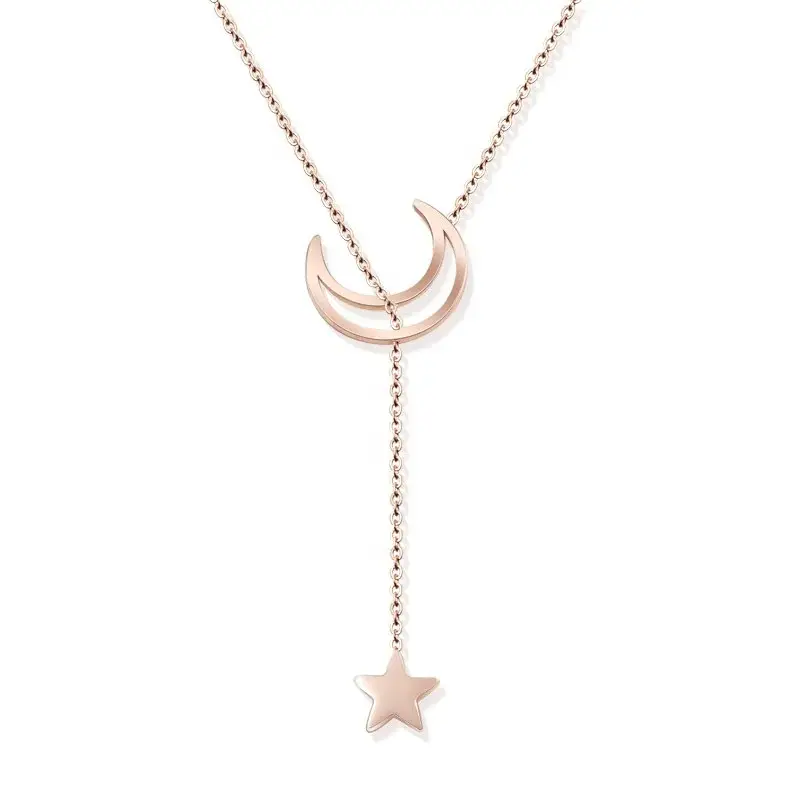 Hot Stainless Steel Chain Necklace Opp Bag SLKS Jewelry Brand 2