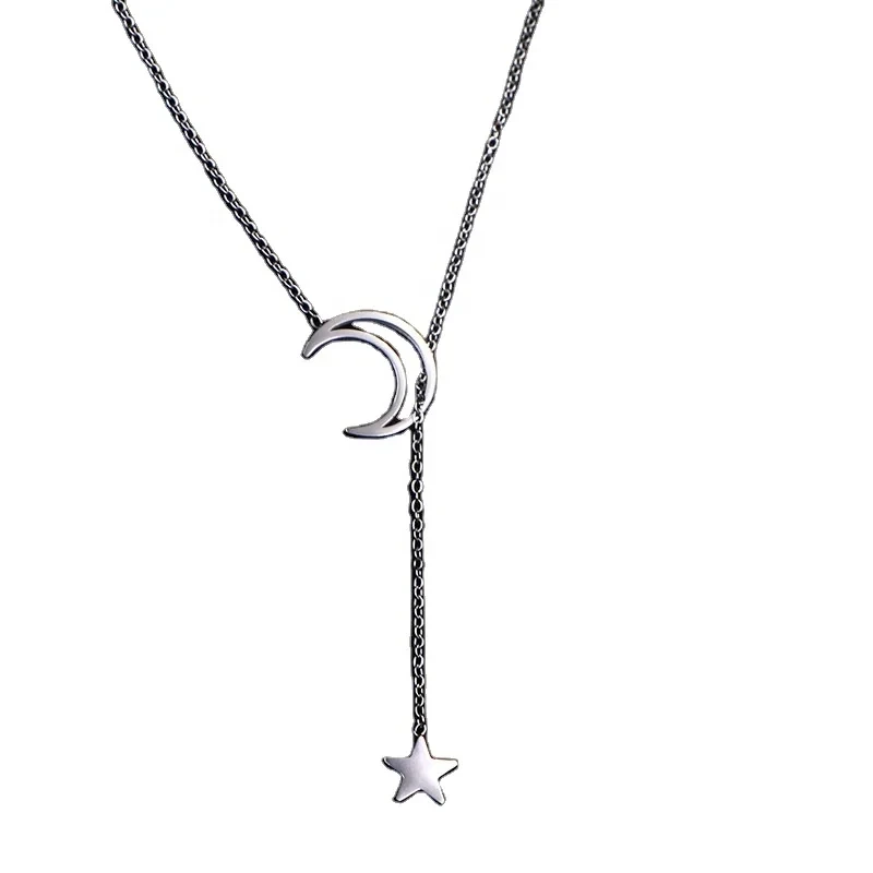 Hot Stainless Steel Chain Necklace Opp Bag SLKS Jewelry Brand 5