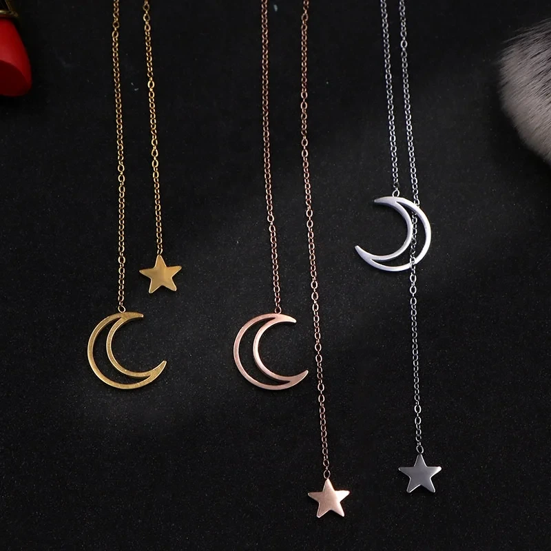 Hot Stainless Steel Chain Necklace Opp Bag SLKS Jewelry Brand 4
