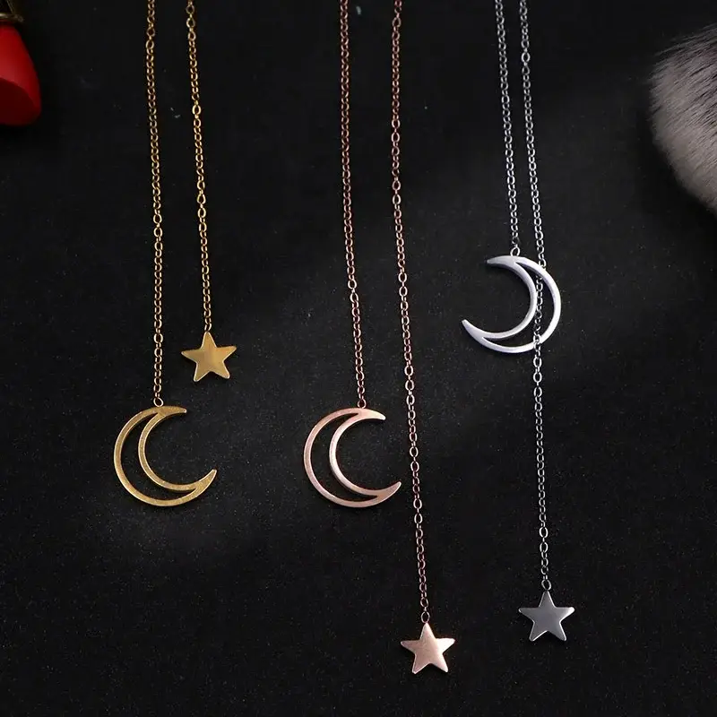 Hot Stainless Steel Chain Necklace Opp Bag SLKS Jewelry Brand 4