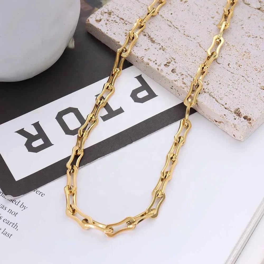 Stainless Silver Necklace SLKS Jewelry, Gift 3