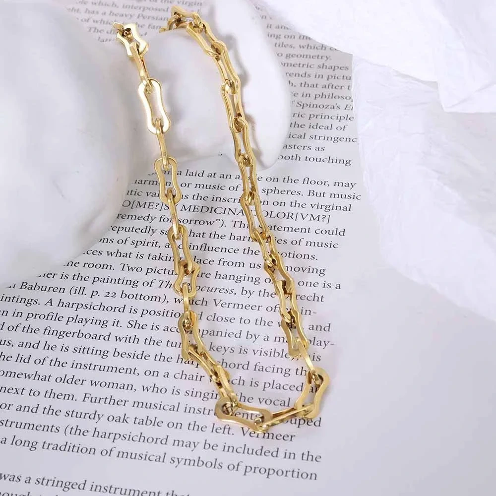 Stainless Silver Necklace SLKS Jewelry, Gift 2