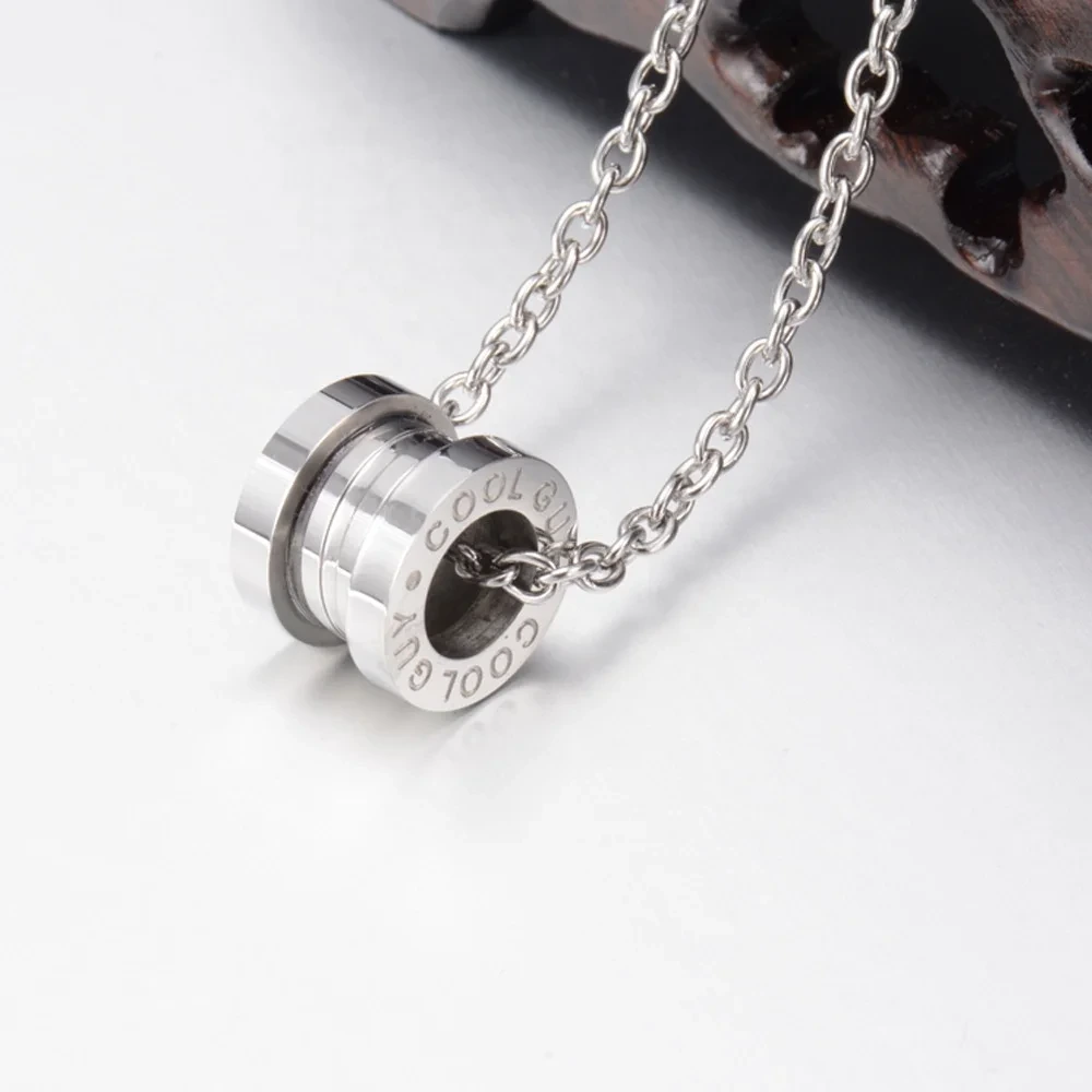 Stainless Necklace Steel Black Wholesale - SLKS Jewelry 4