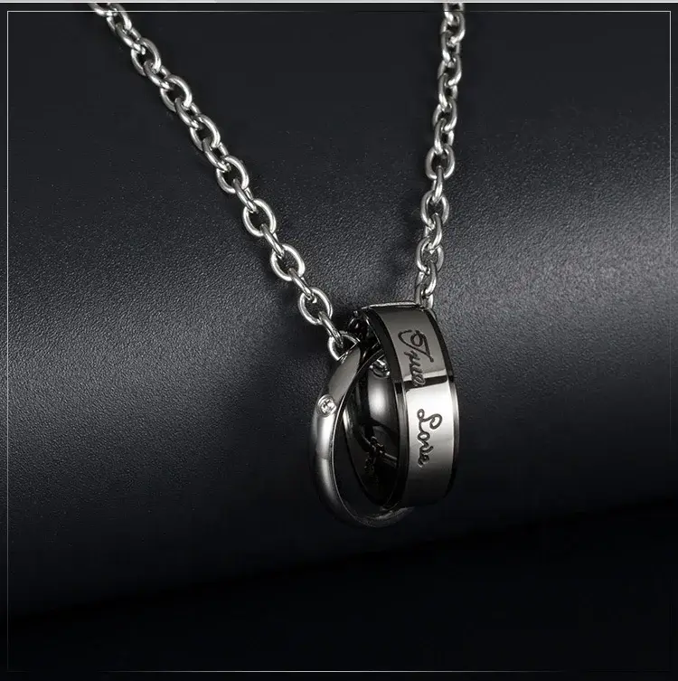 Hot Stainless Steel Jewelry Titanium Steel SLKS Jewelry Brand 3