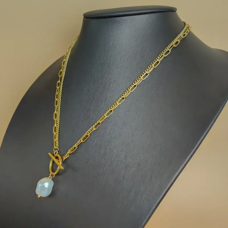 Stainless Mens Necklace None SLKS Jewelry 3