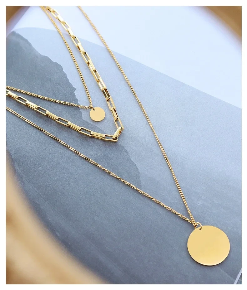 Stainless Steel Silver Necklace 0.014 Kg - - SLKS Jewelry 5