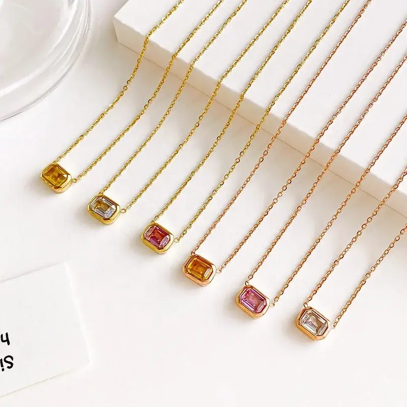 Stain Steel Necklace Titanium Steel SLKS Jewelry 2