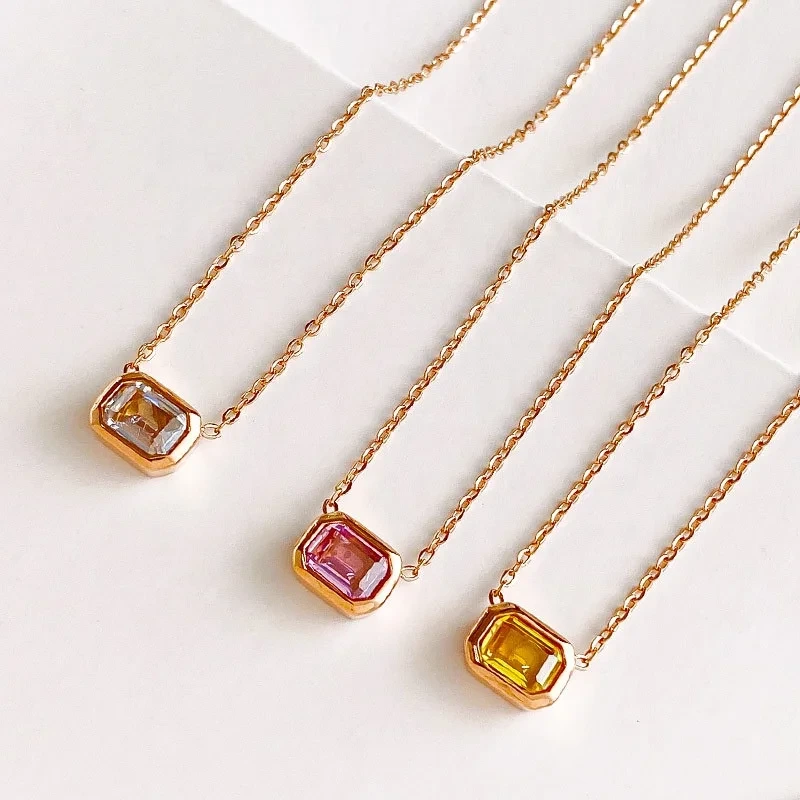Stain Steel Necklace Titanium Steel SLKS Jewelry 4