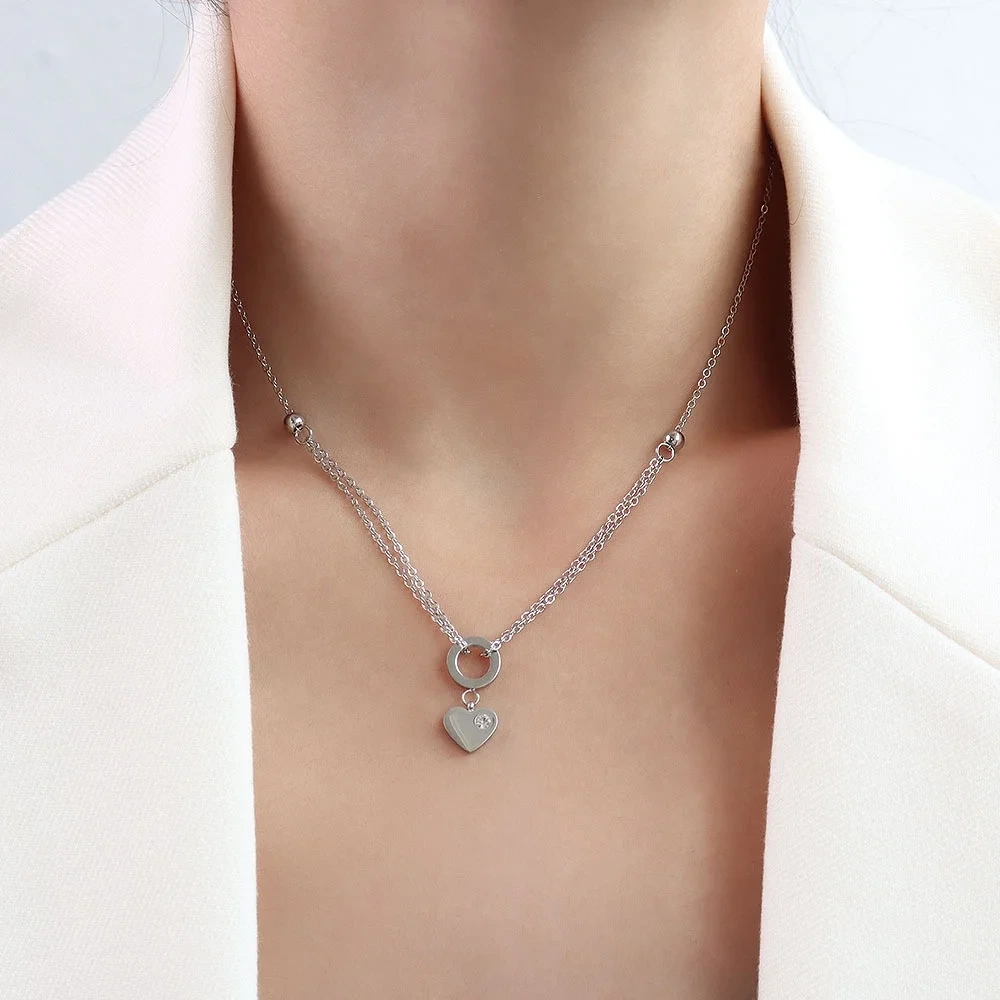 Stainless Steel Pendant Necklace Stainless Steel Wholesale - SLKS Jewelry 5