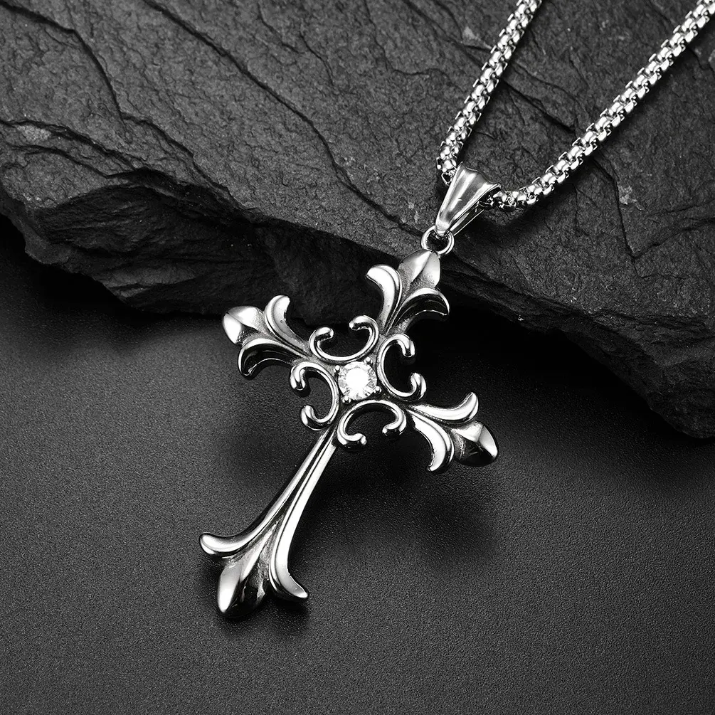 Stainless Necklace Bulk Buy Length:58mm Width:40mm SLKS Jewelry 3