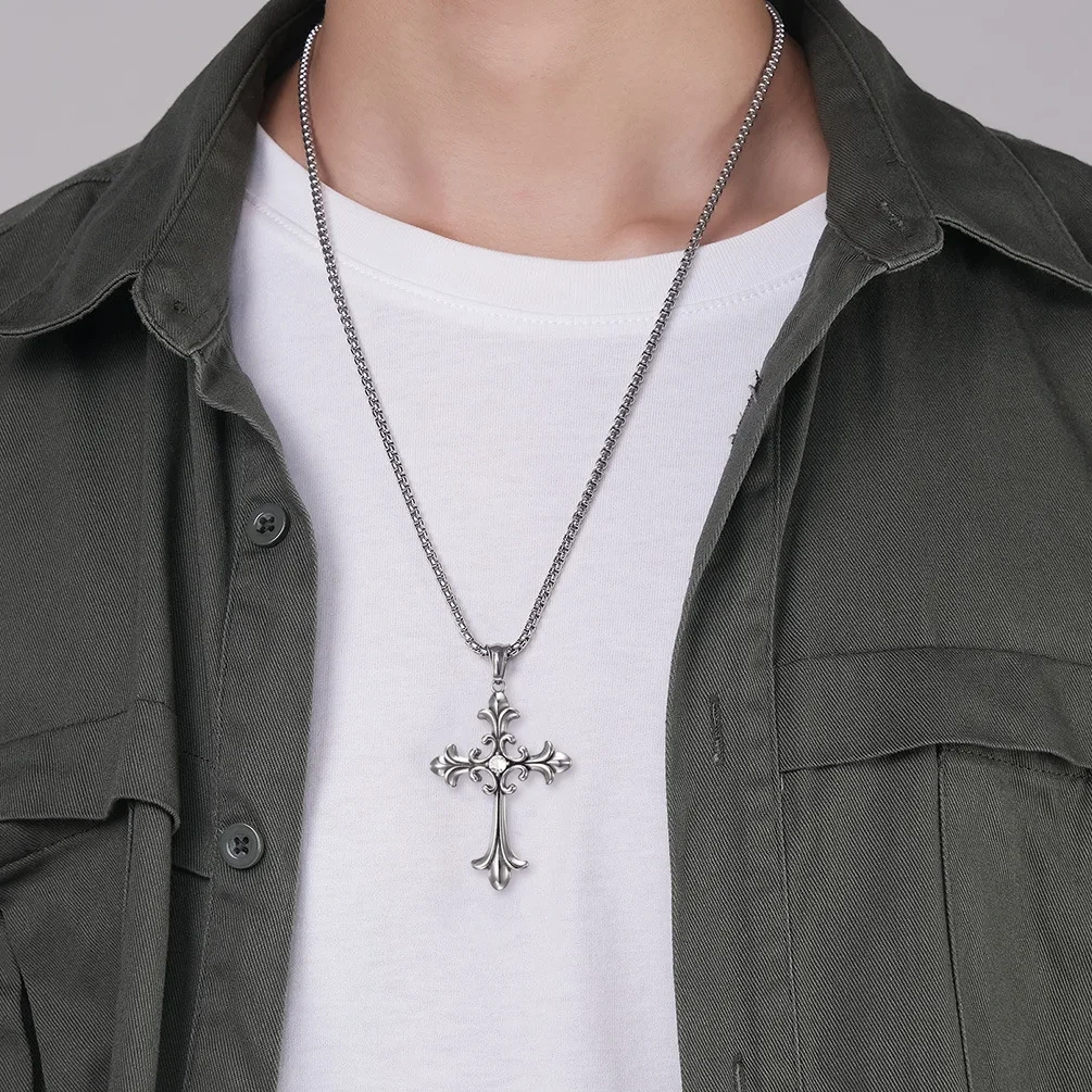 Stainless Necklace Bulk Buy Length:58mm Width:40mm SLKS Jewelry 6