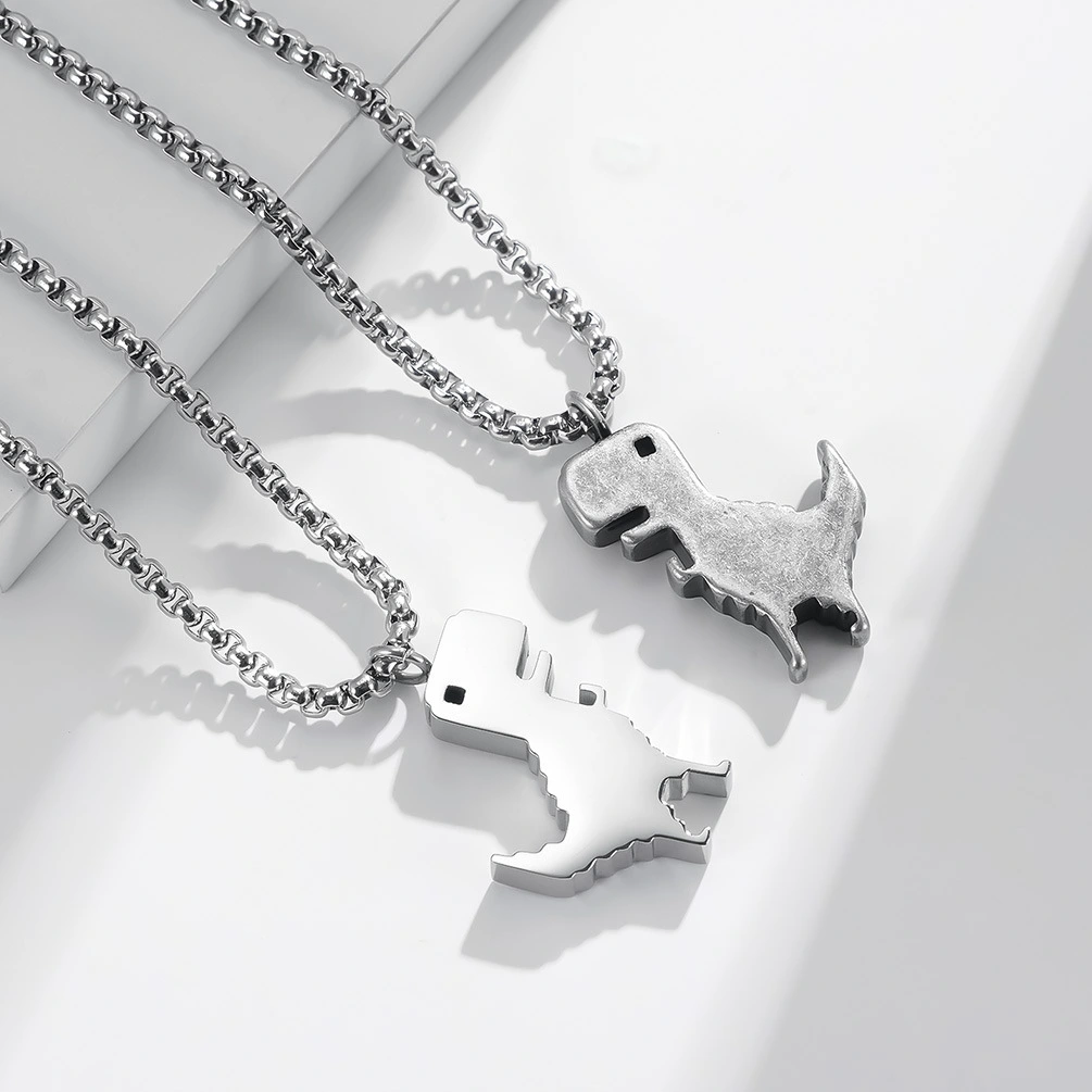Stainless Steel Chain Necklace Wholesale SLKS Jewelry Brand Micro Insert WU 3