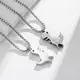 Stainless Steel Chain Necklace Wholesale SLKS Jewelry Brand Micro Insert WU 3