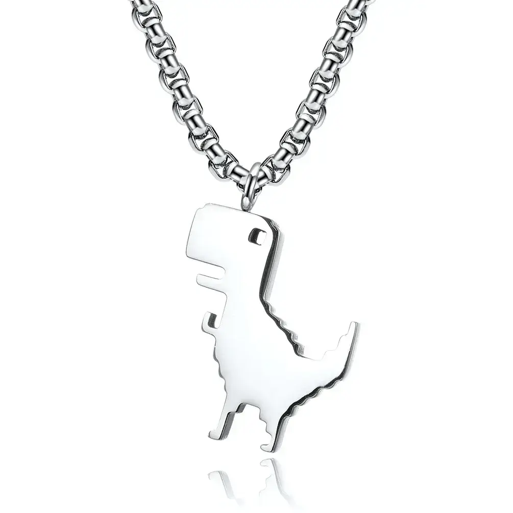 Stainless Steel Chain Necklace Wholesale SLKS Jewelry Brand Micro Insert WU 5