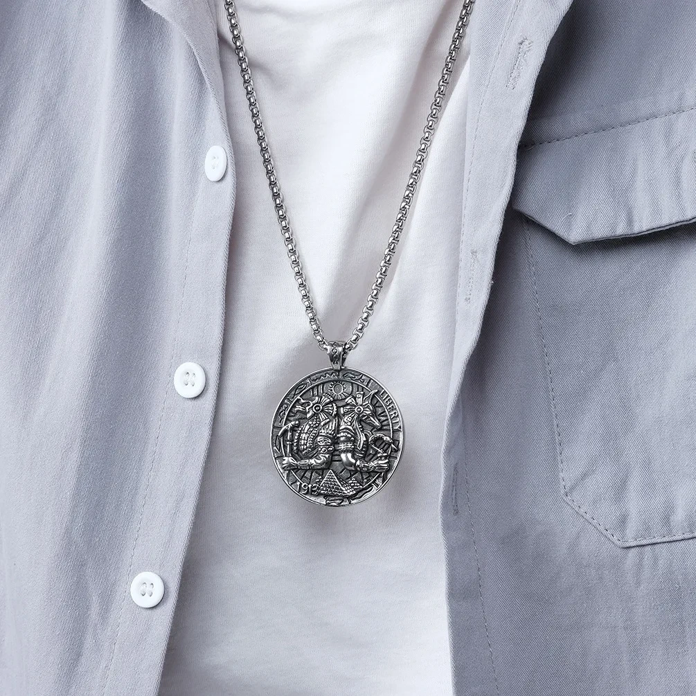 SLKS Jewelry Stainless Steel Silver Necklace - Warmly Welcomed 2