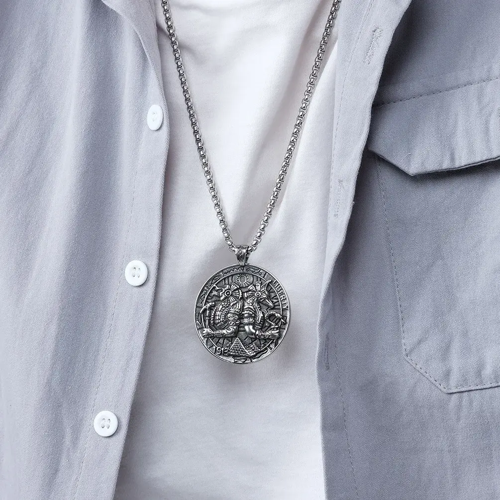SLKS Jewelry Stainless Steel Silver Necklace - Warmly Welcomed 2