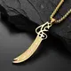 Stainless Necklace SLKS Jewelry,Gold/Steel 4