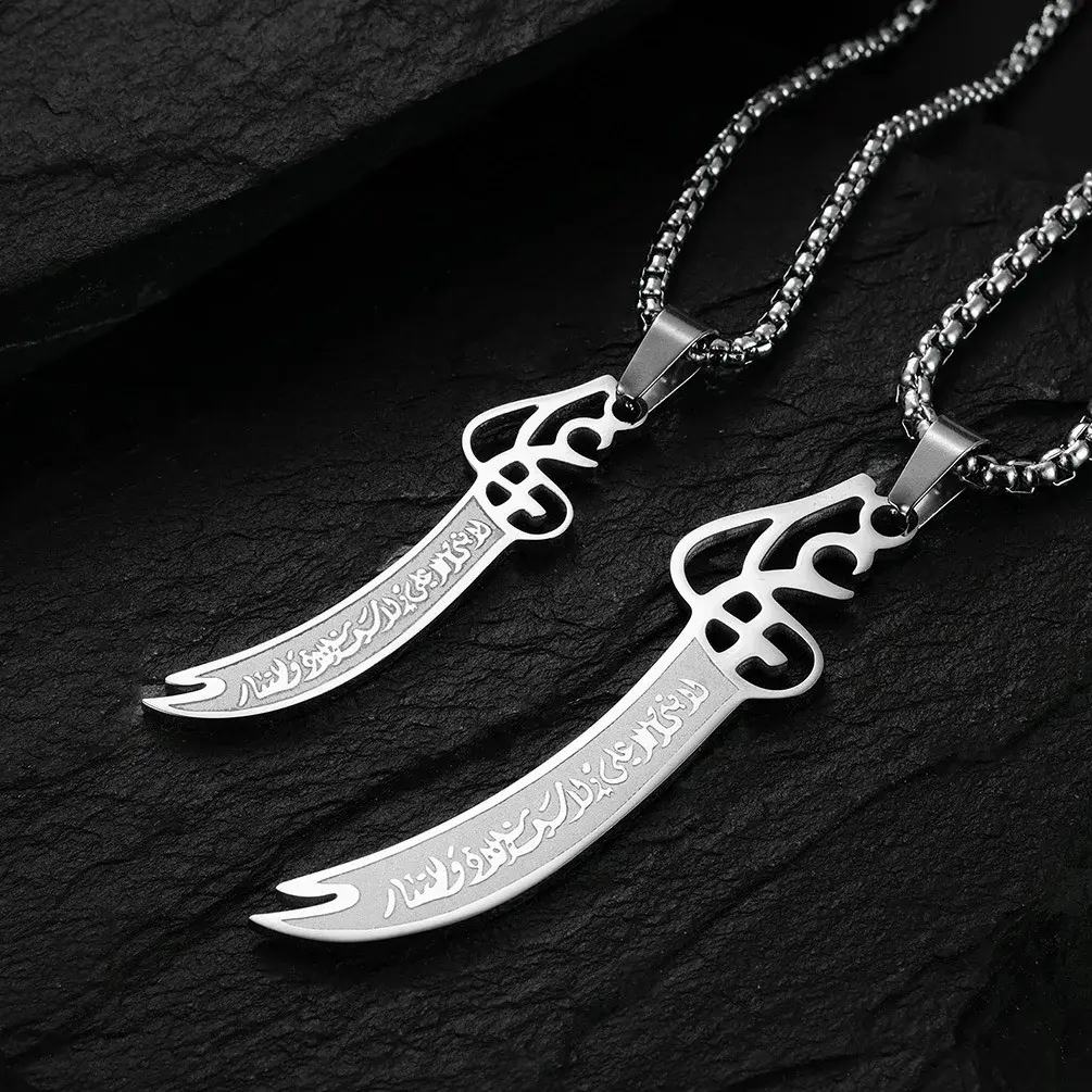 Stainless Necklace SLKS Jewelry,Gold/Steel 5