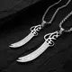 Stainless Necklace SLKS Jewelry,Gold/Steel 5