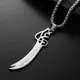 Stainless Necklace SLKS Jewelry,Gold/Steel 3