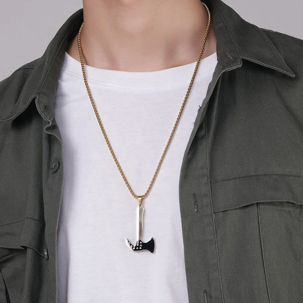 Stainless Necklace for Men None SLKS Jewelry Brand Titanium Steel 6