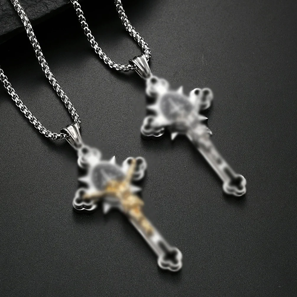 Custom Stain Steel Necklace ZIRCON SLKS Jewelry 2