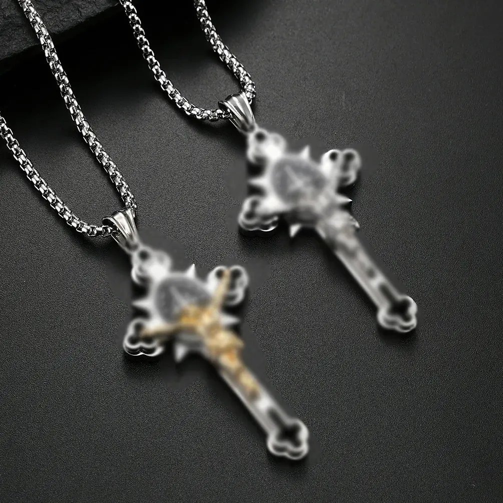 Custom Stain Steel Necklace ZIRCON SLKS Jewelry 2