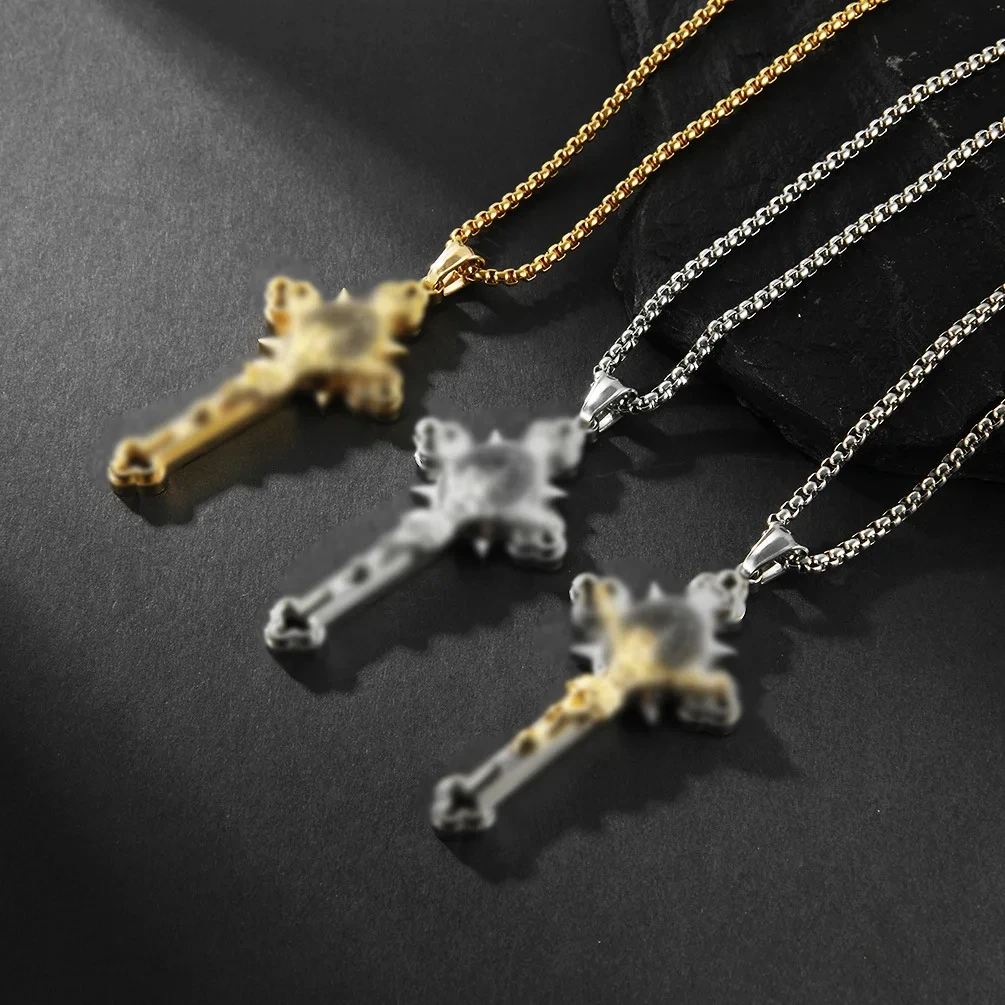Custom Stain Steel Necklace ZIRCON SLKS Jewelry 4