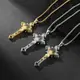 Custom Stain Steel Necklace ZIRCON SLKS Jewelry 4