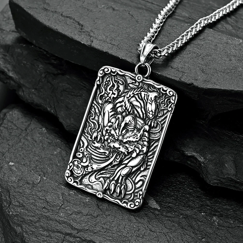 Steel Necklace SLKS Jewelry Brand Link Chain Pendant Necklaces 3