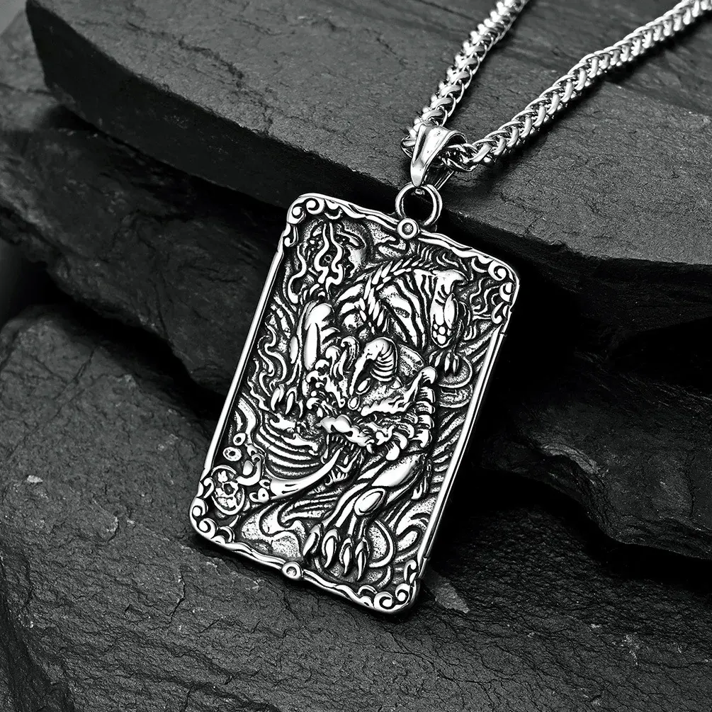 Steel Necklace SLKS Jewelry Brand Link Chain Pendant Necklaces 3