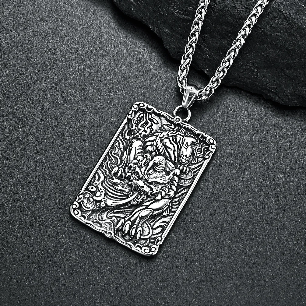Steel Necklace SLKS Jewelry Brand Link Chain Pendant Necklaces 4