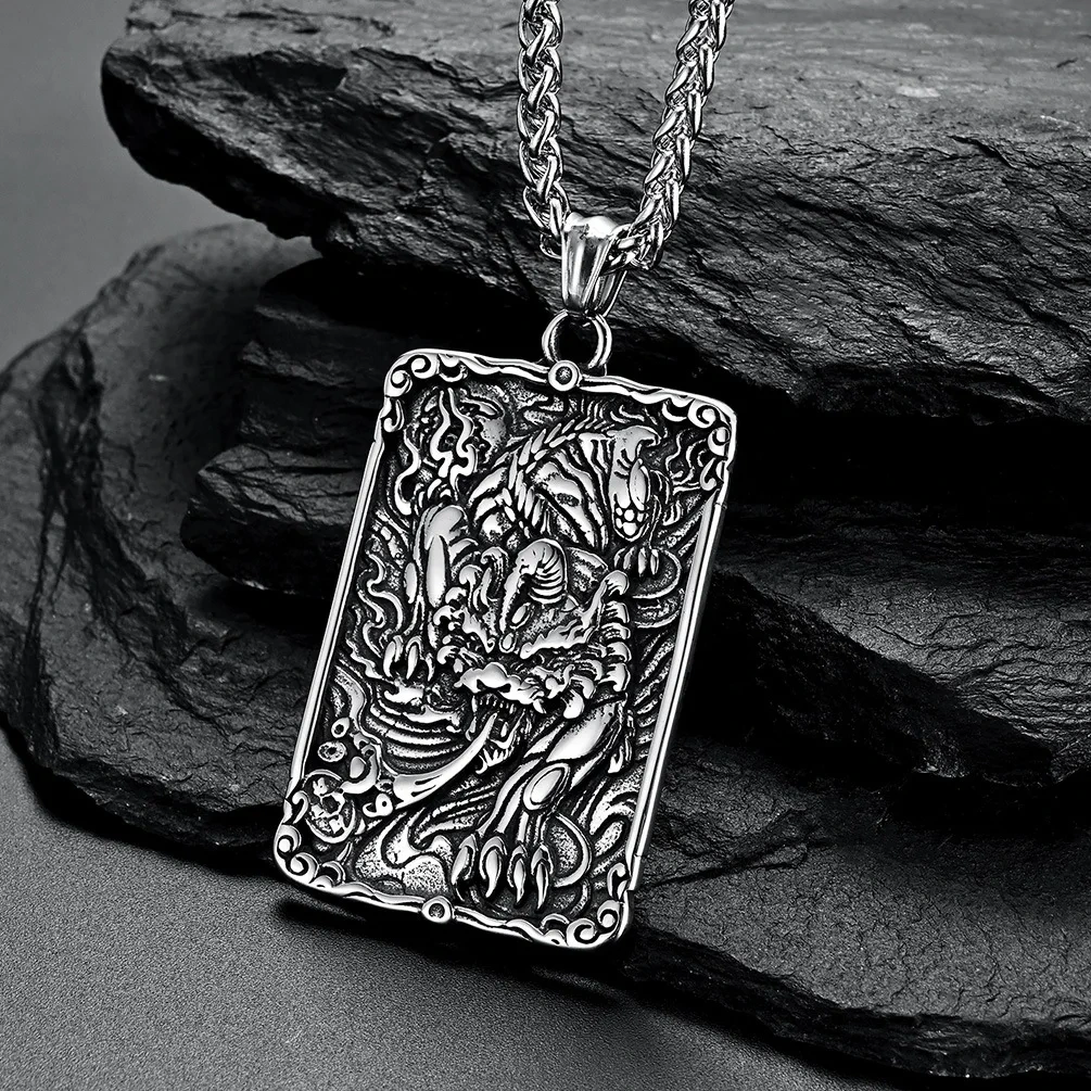 Steel Necklace SLKS Jewelry Brand Link Chain Pendant Necklaces 6