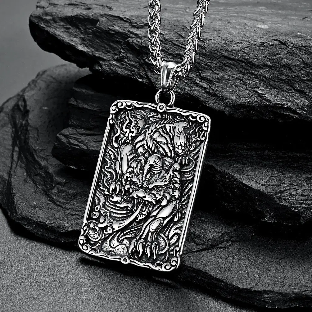 Steel Necklace SLKS Jewelry Brand Link Chain Pendant Necklaces 6