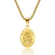 Stainless Steel Necklace Supplier SLKS Jewelry Manufacture Length:27mm Width:18mm 2
