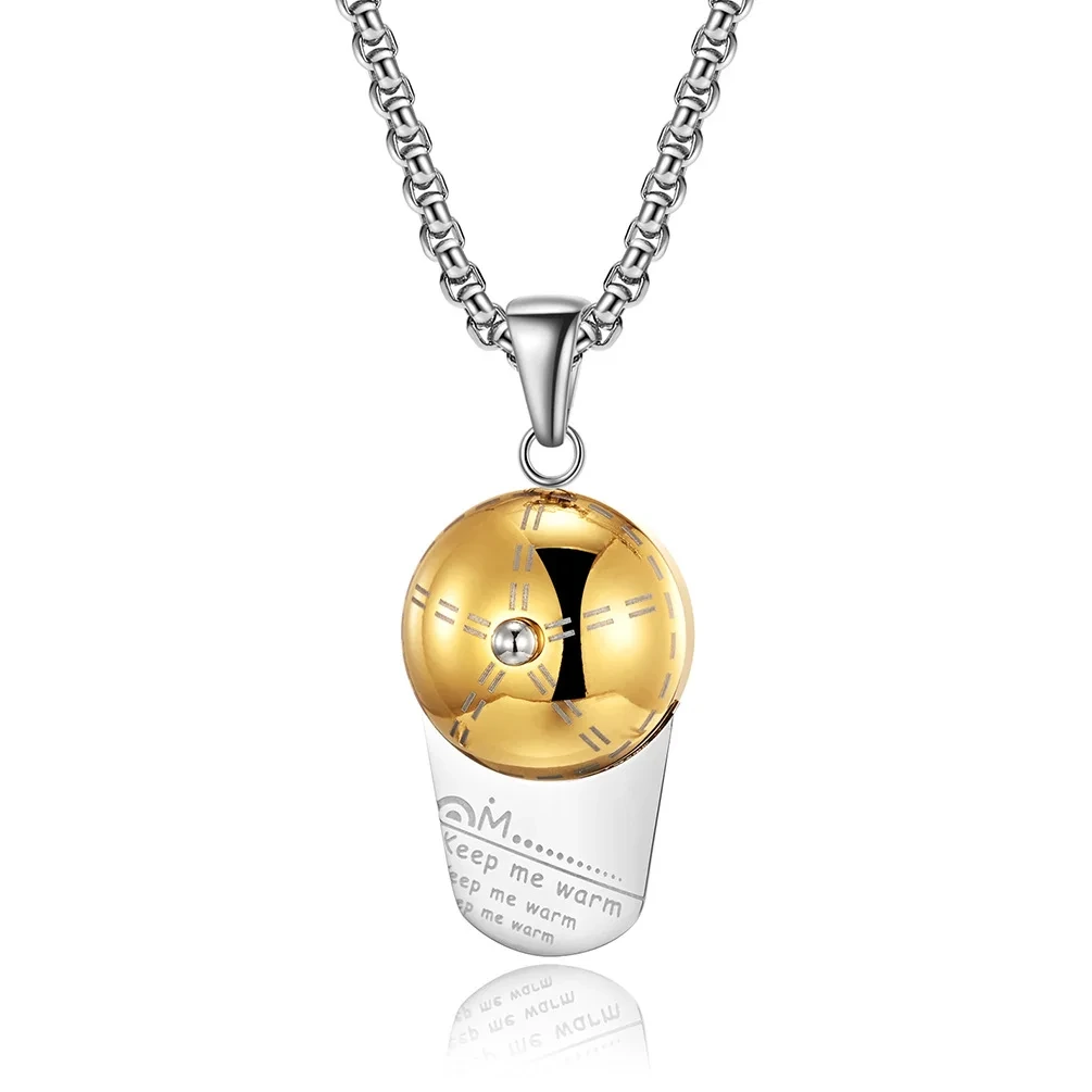 Fashion Jewelry Necklaces For Man Trendy Hip Hop Man Necklace Baseball Cap Titanium Steel High Quality Chain Necklace 1